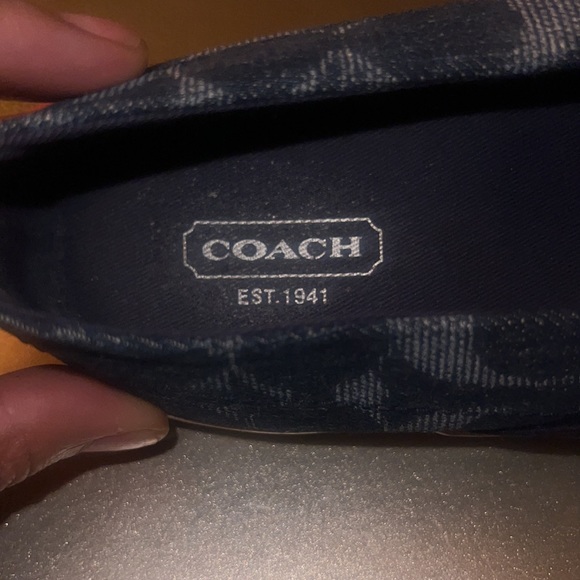 Denim signature coach loafers - Picture 4 of 7